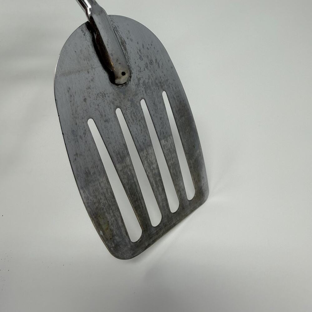 Ekco 13.5 in Stainless Slotted Spatula With Green Handle - Picture 7 of 8